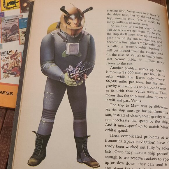 Vintage The Moon/Planets Golden Knowledge of Library Books - 2 - Picture 12 of 14